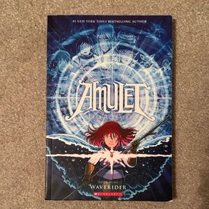 Scholastic Amulet: Waverider with Blue and White Cover